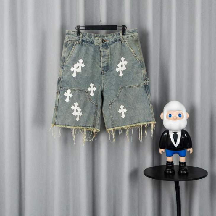 Picture of Chrome Hearts Jeans Short _SKUChromeHeartsS-XLaztx638860